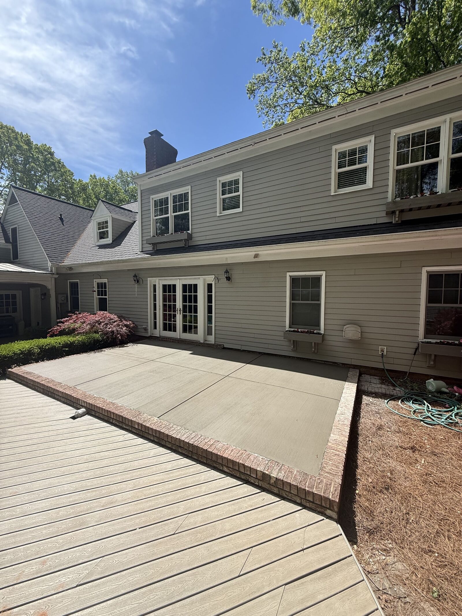 Backyard Patio — after