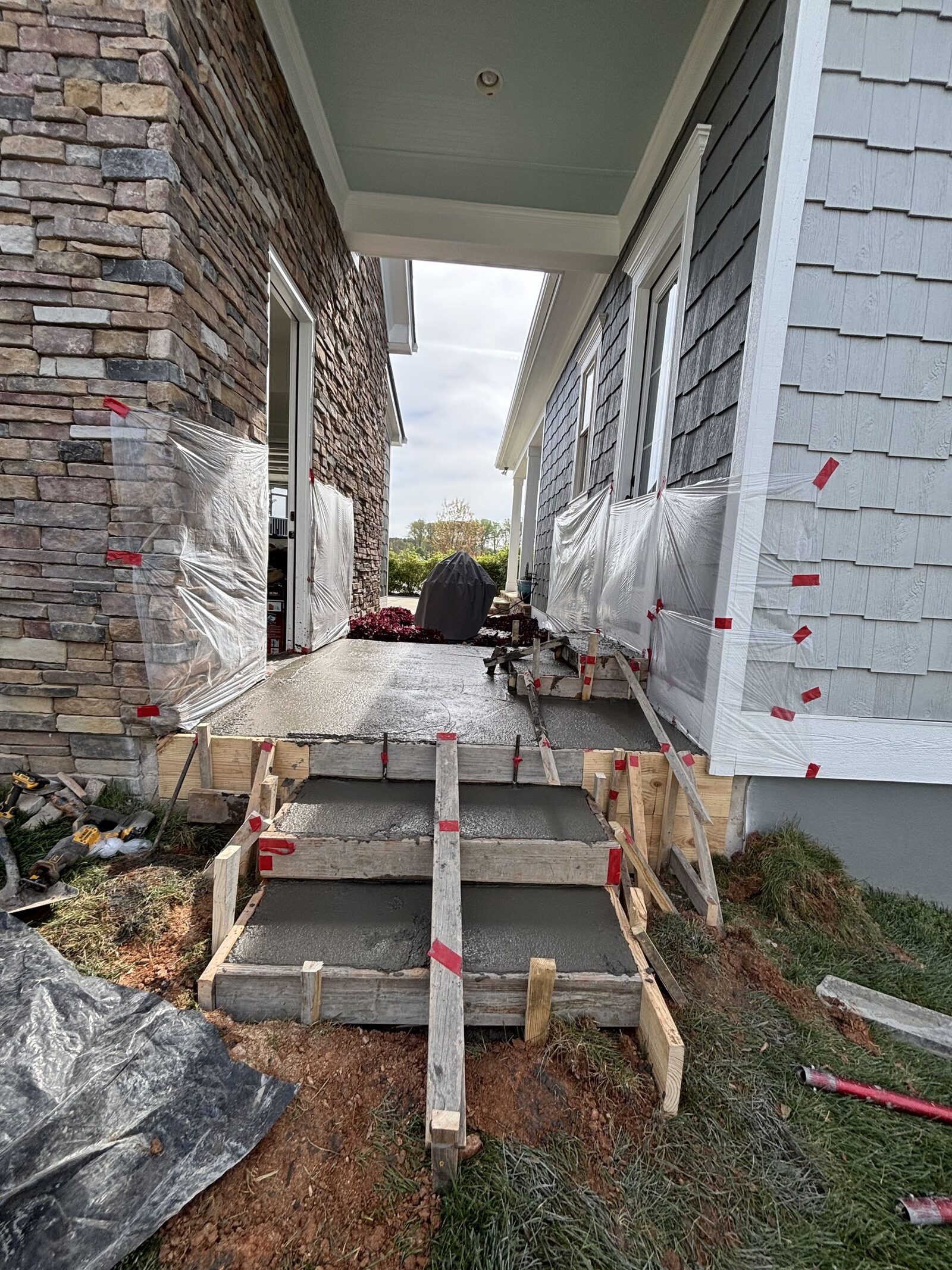 Front Porch & Steps — before
