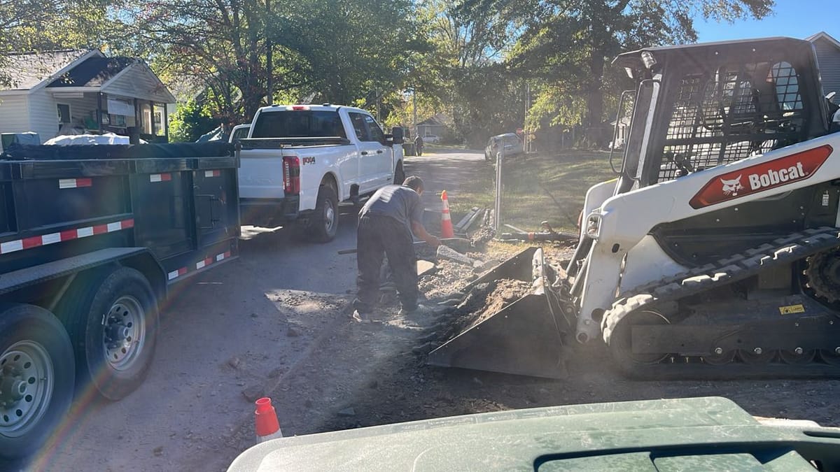 Local Concrete Co portfolio project in Huntersville, NC (Mecklenburg County) — concrete demolition, removal, and full-replacement work delivered by our pay-on-completion crew across the Carolinas, 4000 PSI mix, structural rebar, 28-day cure.